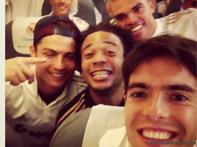 Selfie Cristiano Ronaldo, Marcelo, Pepe y Kaka